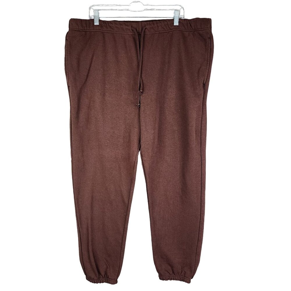 Mens Brown No Boundaries Joggers Sweatpants 30" Inseam Size XL